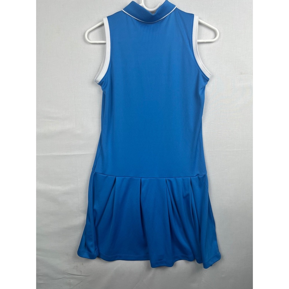 Nicklaus Girls Blue Sleeveless Golf Dress Pleated Skirt Size XL 18-20 Eco Choice - Picture 7 of 7